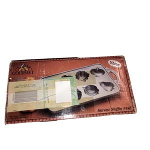 New LL BeanHarvest Muffin Mold #73-004 Classic‎ Gourmet Iron Clad